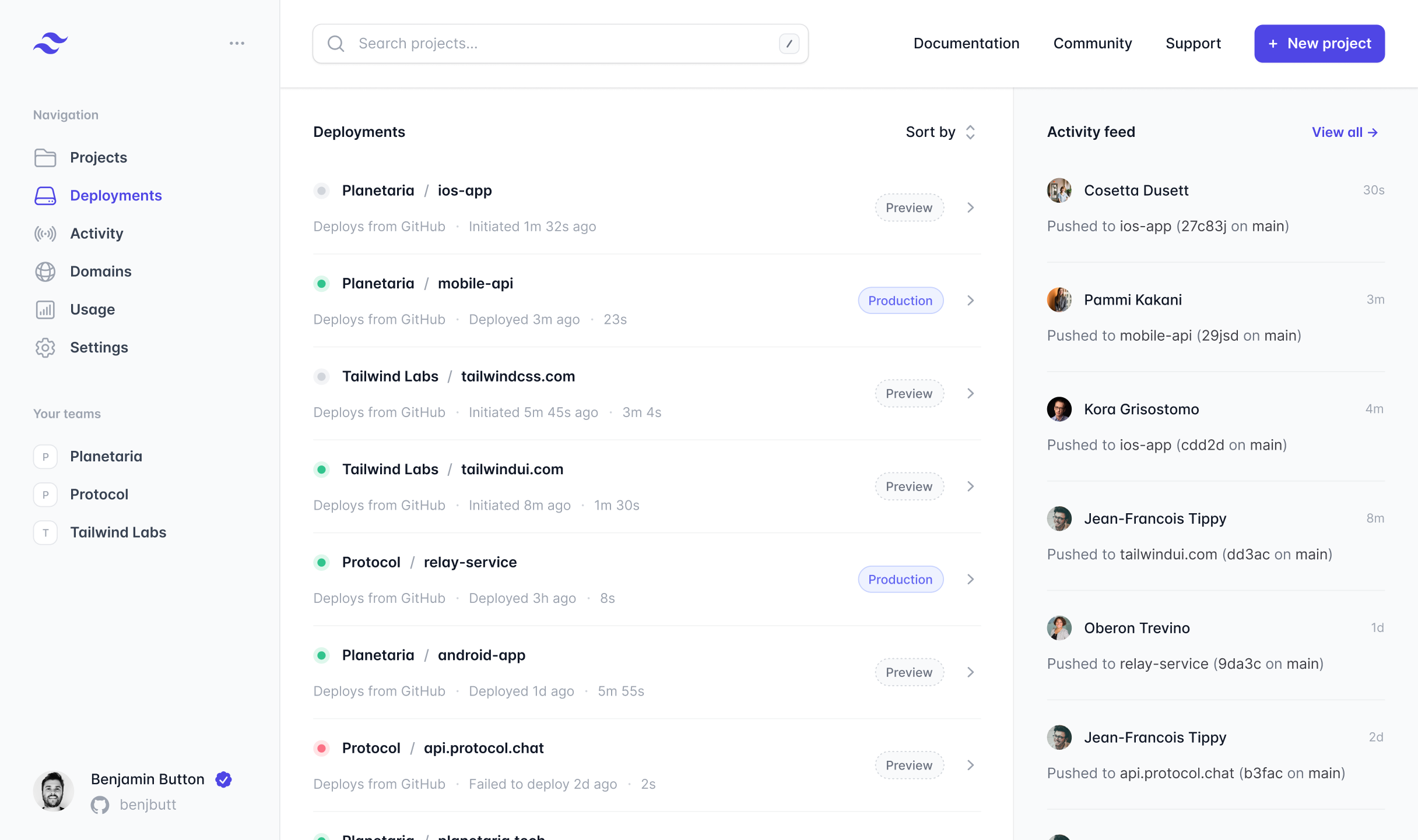 Image of the project app